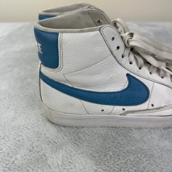 Nike Blazer Mid 77 White / Blue Men’s Shoes Size 7 US/8 UK/40 EU - Picture 11 of 12